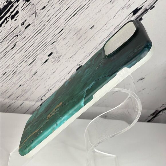 Marble Look iPhone Case for 13 Pro Max, Green - Picture 3 of 3